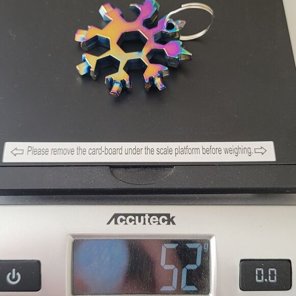 Multicolor Keychain Faux Burnt Titanium #0008 - Picture 2 of 9